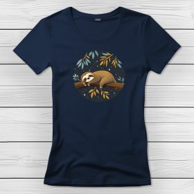 Lajháros póló nőknek sötétkék színben