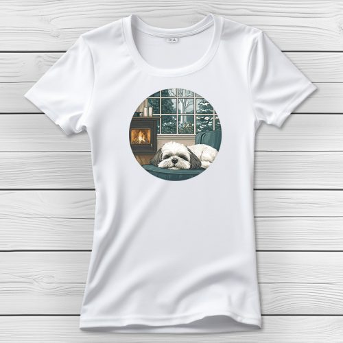 Si-cus póló nőknek fehér színben