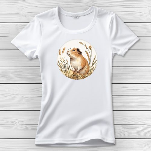 Tengerimalacos póló nőknek fehér színben