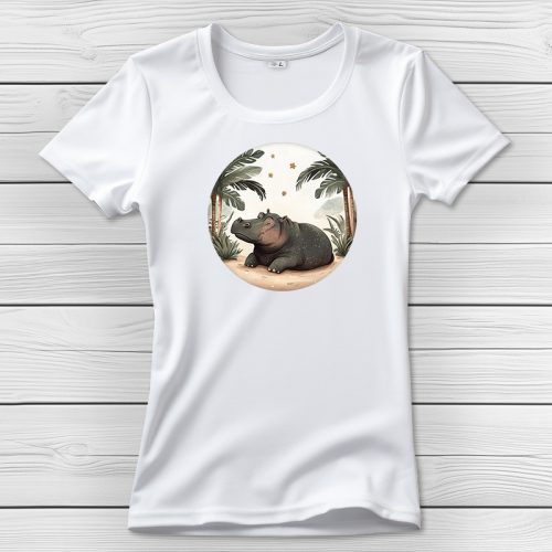 Vizilovas póló nőknek fehér színben