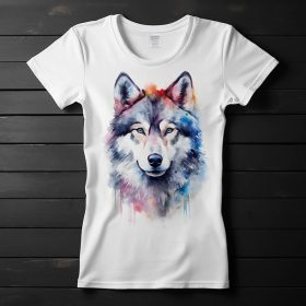 Husky mintás póló nőknek