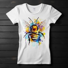 Méh mintás póló nőknek