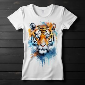 Tigris mintás póló nőknek