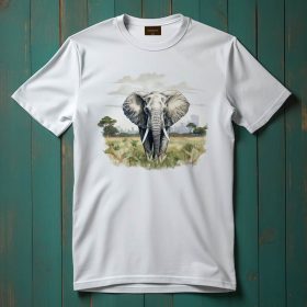 Elefánt mintás póló férfiaknak
