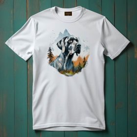 Német dog mintás póló férfiaknak