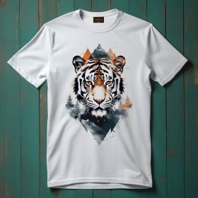 Tigris mintás póló férfiaknak