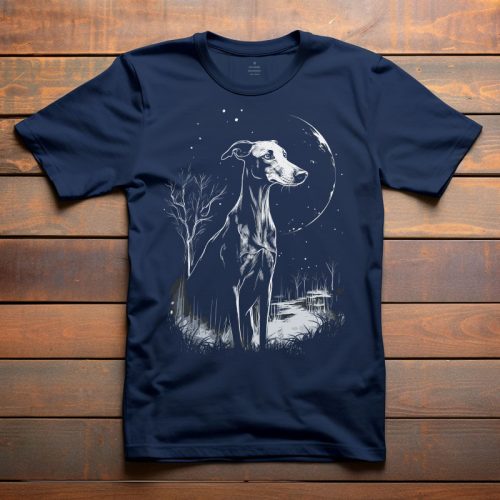 Agaras póló férfiaknak sötétkék színben