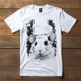 Hörcsög mintás póló férfiaknak