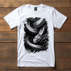 Kígyó mintás póló férfiaknak