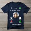 Kecskés póló férfiaknak sötétkék színben