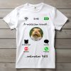Tengerimalacos póló férfiaknak fehér színben