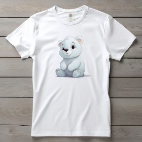 Jegesmedve mintás póló férfiaknak