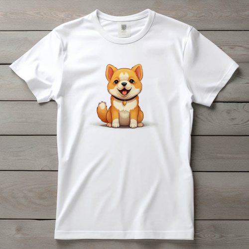 Shiba inu mintás póló férfiaknak