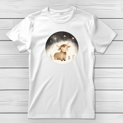 Bikás póló férfiaknak fehér színben