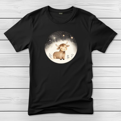 Bikás póló férfiaknak fekete színben