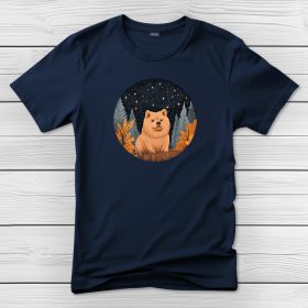 Csaucsaus póló férfiaknak sötétkék színben