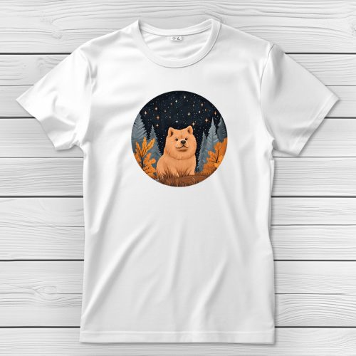 Csaucsaus póló férfiaknak fehér színben