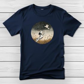 Dalmatás póló férfiaknak sötétkék színben