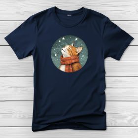 Cicás póló férfiaknak sötétkék színben