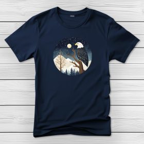 Sasos póló férfiaknak sötétkék színben