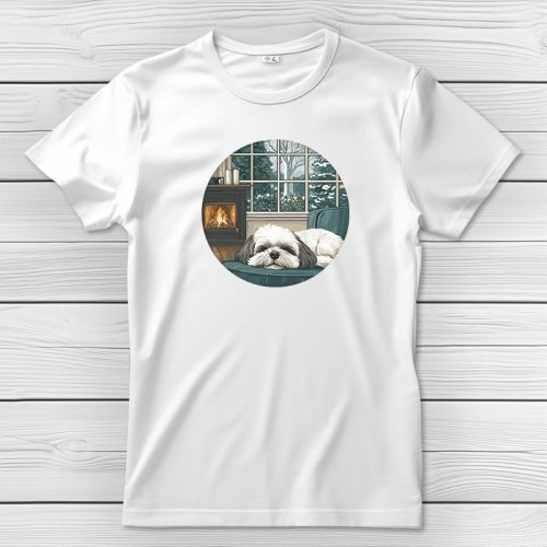 Si-cus póló férfiaknak fehér színben