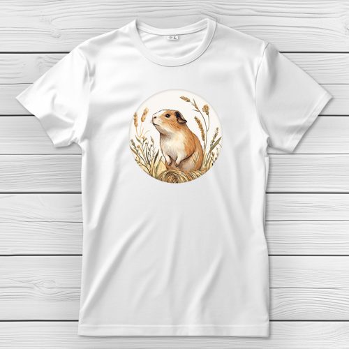 Tengerimalacos póló férfiaknak fehér színben