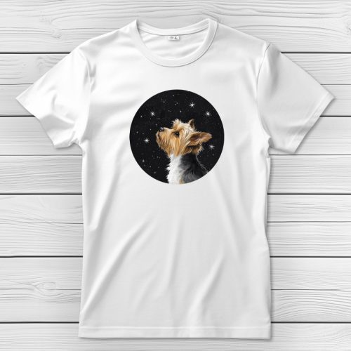 Yorkis póló férfiaknak fehér színben