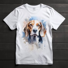 Beagle mintás póló férfiaknak