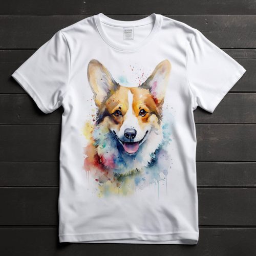 Corgi mintás póló férfiaknak