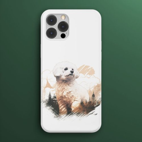 Bichon frisé mintás telefontok