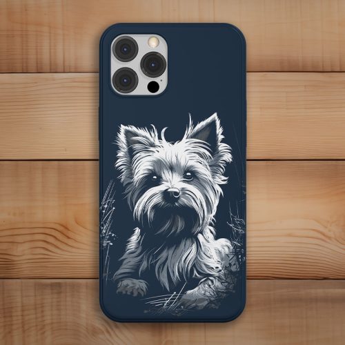 Yorkis telefontok sötétkék színben