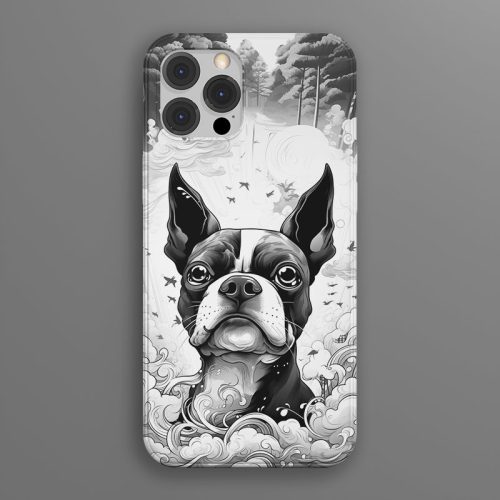 Boston terrier mintás telefontok