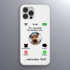 Airedale terrieres telefontok fehér színben
