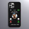 Airedale terrieres telefontok fekete színben
