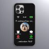 Alaszkai malamutos telefontok fekete színben