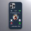 Angol bulldogos telefontok sötétkék színben