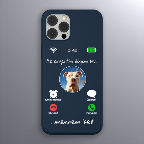 Argentin dogos telefontok sötétkék színben