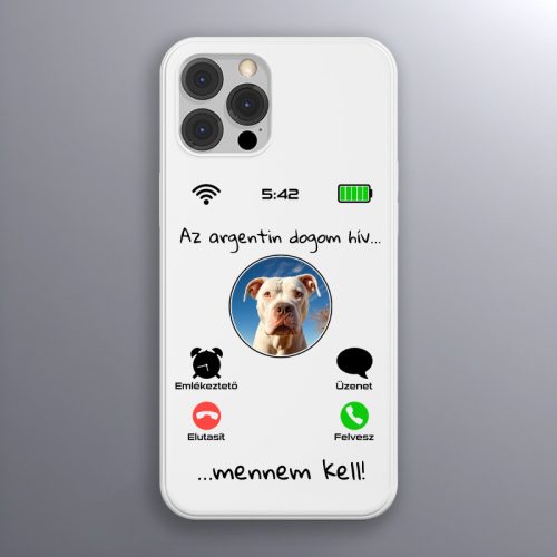 Argentin dogos telefontok fehér színben