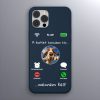 Basset houndos telefontok sötétkék színben