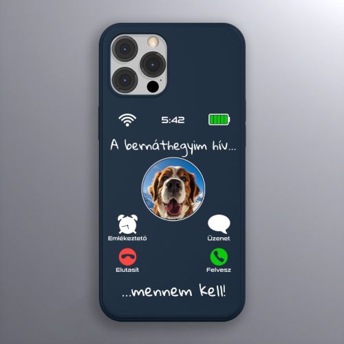 Bernáthegyis telefontok sötétkék színben