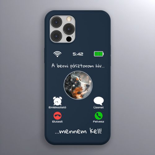 Berni pásztoros telefontok sötétkék színben