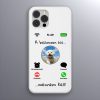 Bichon frisés telefontok fehér színben