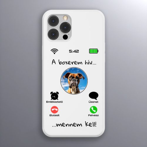 Boxeres telefontok fehér színben