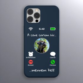 Cane corsos telefontok sötétkék színben