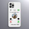 Csincsillás telefontok fehér színben
