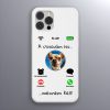 Csivavás telefontok fehér színben