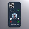 Francia bulldogos telefontok sötétkék színben