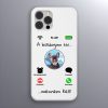 Francia bulldogos telefontok fehér színben