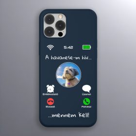 Havanesés telefontok sötétkék színben