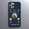 Hörcsögös telefontok sötétkék színben